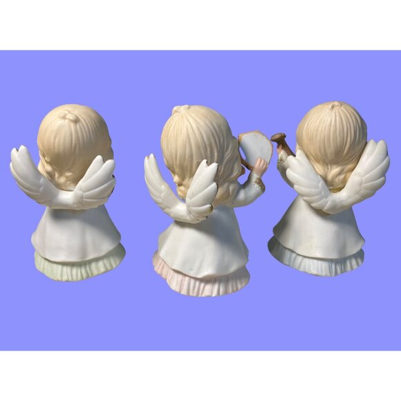 HOMCO Angel Figurine Set - Christmas Decor Musical Instrument Angel Figurines - Picture 7 of 14